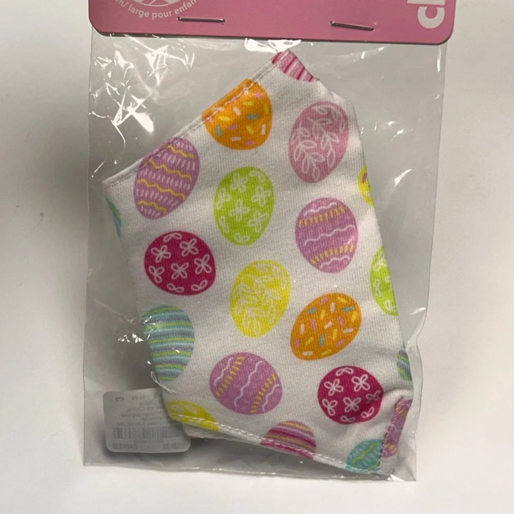 Claire’s Child Easter Cloth Face Mask Medium/Large Ages 6-12 yrs